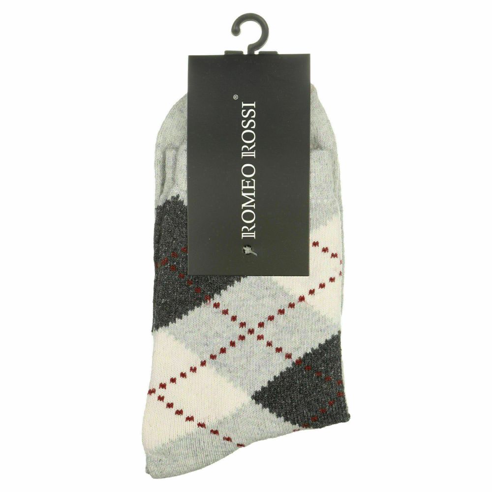 Мужские носки серые с шерстью Romeo Rossi