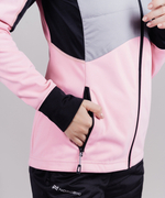 Куртка NORDSKI HYBRID Candy Pink/Grey, женская, NSW857911