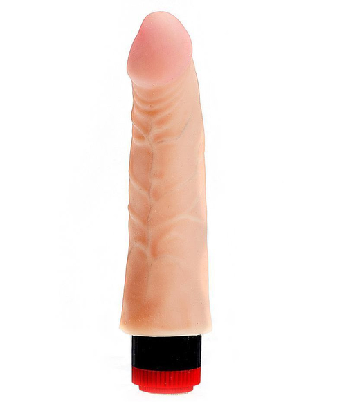 Art-Style №12 – реалистичный вибратор-фаллоимитатор из неоскина, телесный, 20,5 см