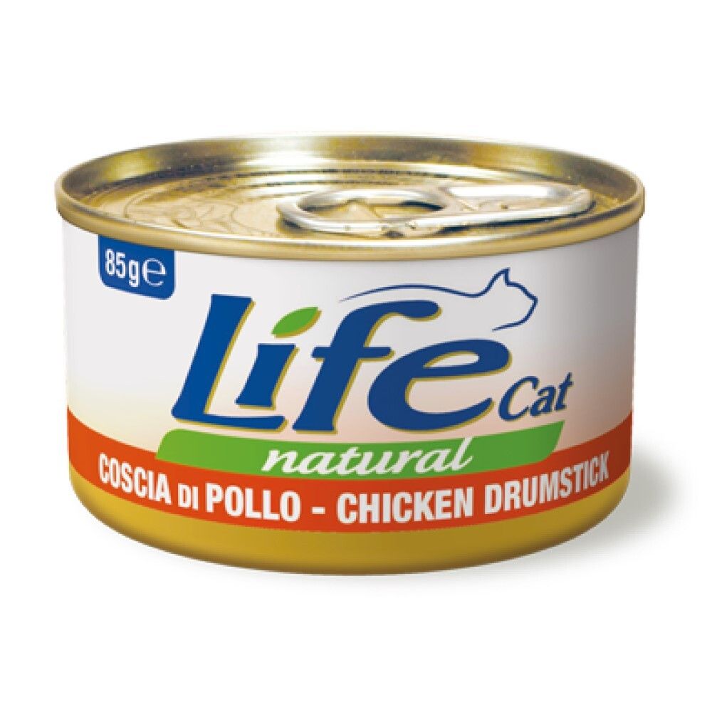 Lifecat 85 г - консервы для кошек с филе куриной голени