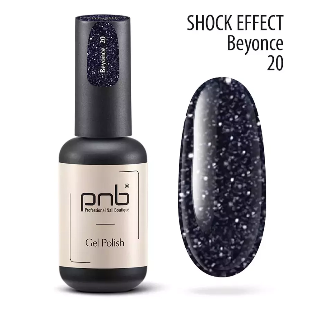 Гель-лак PNB светоотражающий SHOCK EFFECT 8мл (20)