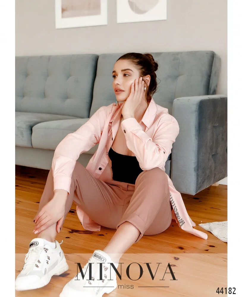 Брюки 2153-пудра Minova