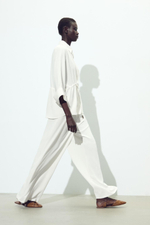 Брюки wide leg из крепа