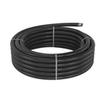 Металлорукав DN 20мм в герметичной ПВХ изоляции, Dвн 20,5 мм, Dнар 25,5, 50 м, цвет чёрный