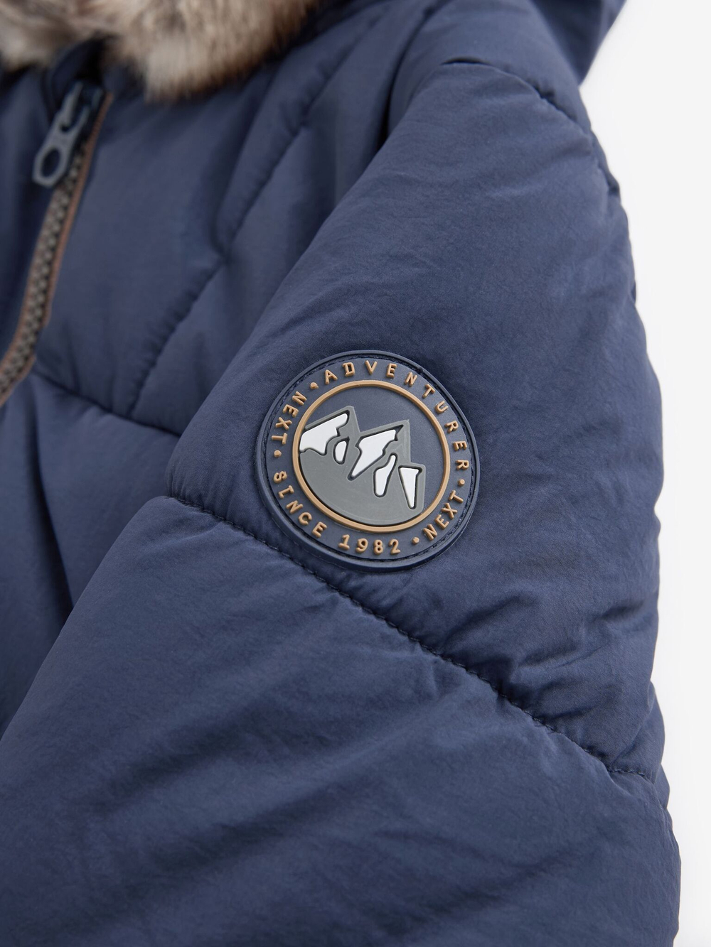 Комбинезон утепленный с капюшоном для мальчика Next Q53-257, Темно-синий