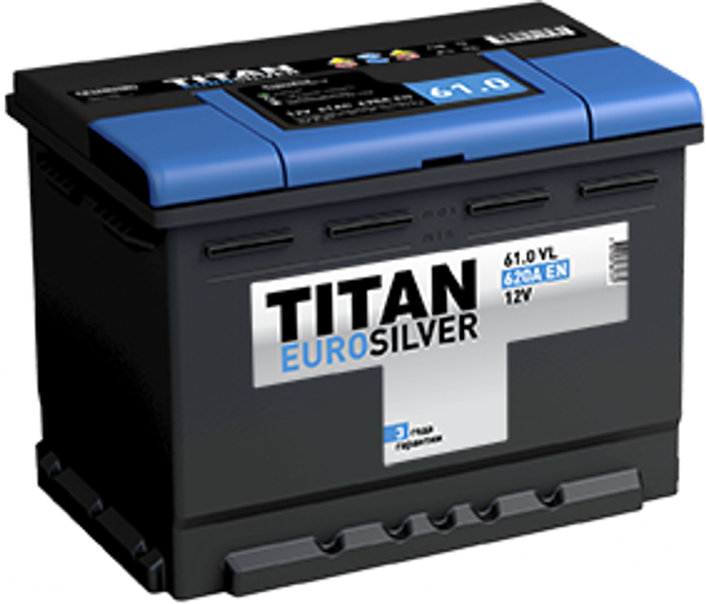 TITAN Euro silver 6СТ-61 аккумулятор