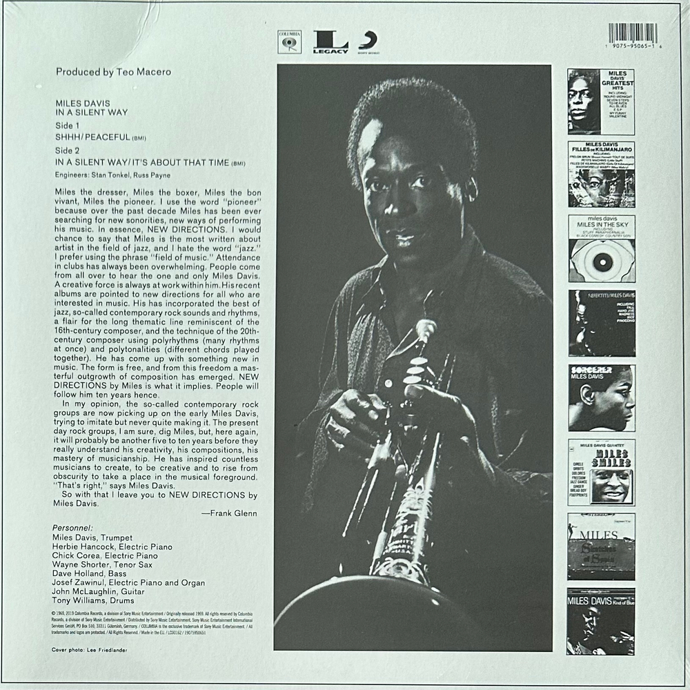 Miles Davis - In A Silent Way (Европа 2021г.)