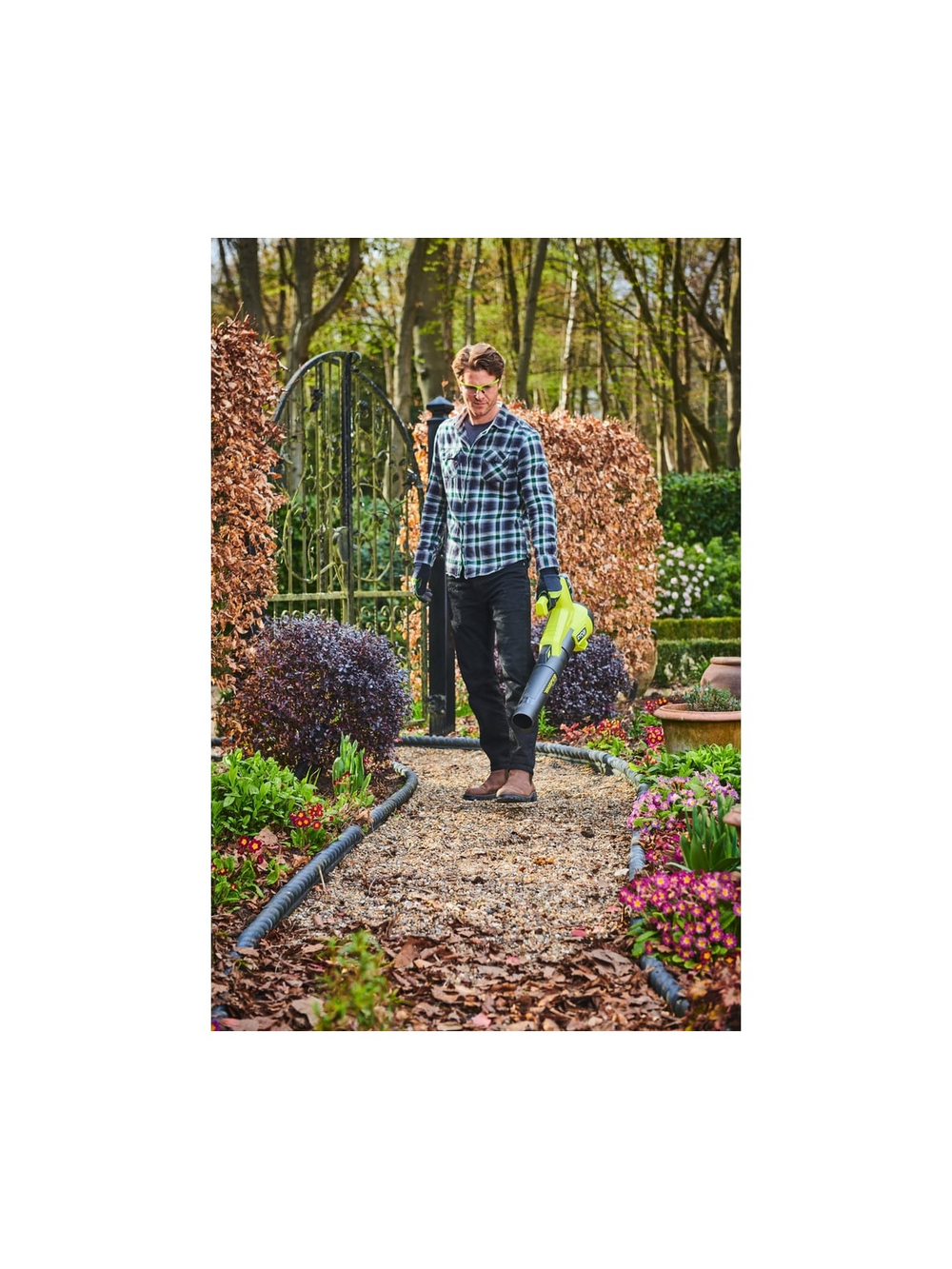 Бесщеточная воздуходувка Ryobi ONE+ 18В RY18BLXC-140 5133005357