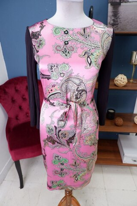 Платье Mon Soo с принтом 42 размер