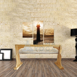 Конь деревянный для занятий йогой