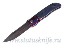 Нож CKF/Terzuola Eagle Rock S90V синий карбон, тимаскусфотография - 2