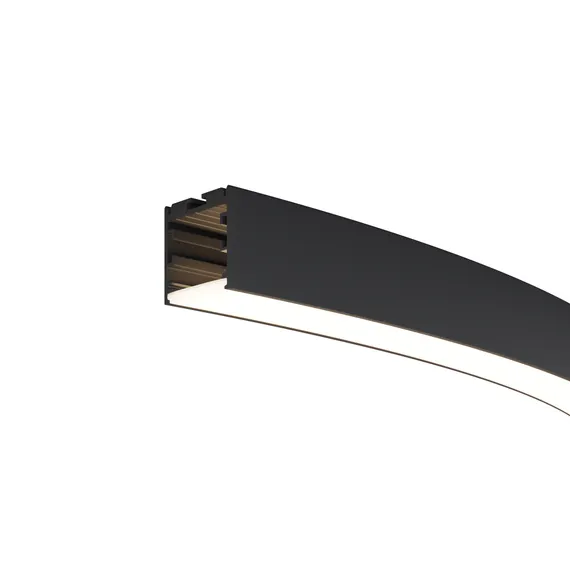 Радиусный профиль 35x35 D1500мм 1/8 круга черный Led Strip alm-3535r-b-d-45°-1.5m