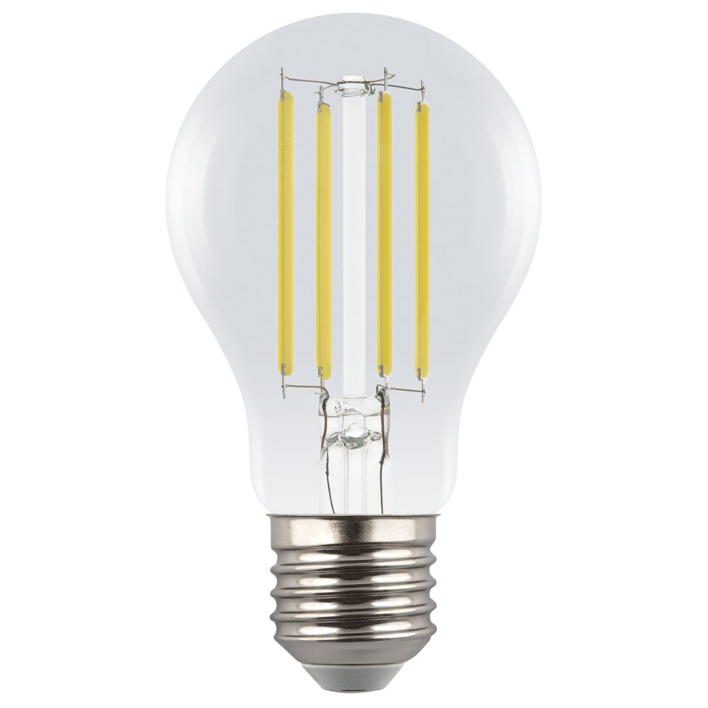 LED-A60-7W-4000K-E27-CL GLY01TR Лампа светодиодная. Форма A. прозрачная. Серия Яркая A++. Белый свет 4000K. Картон. ТМ Uniel