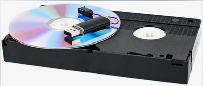 Оцифровка VHS, DV на DVD, флеш-накопитель