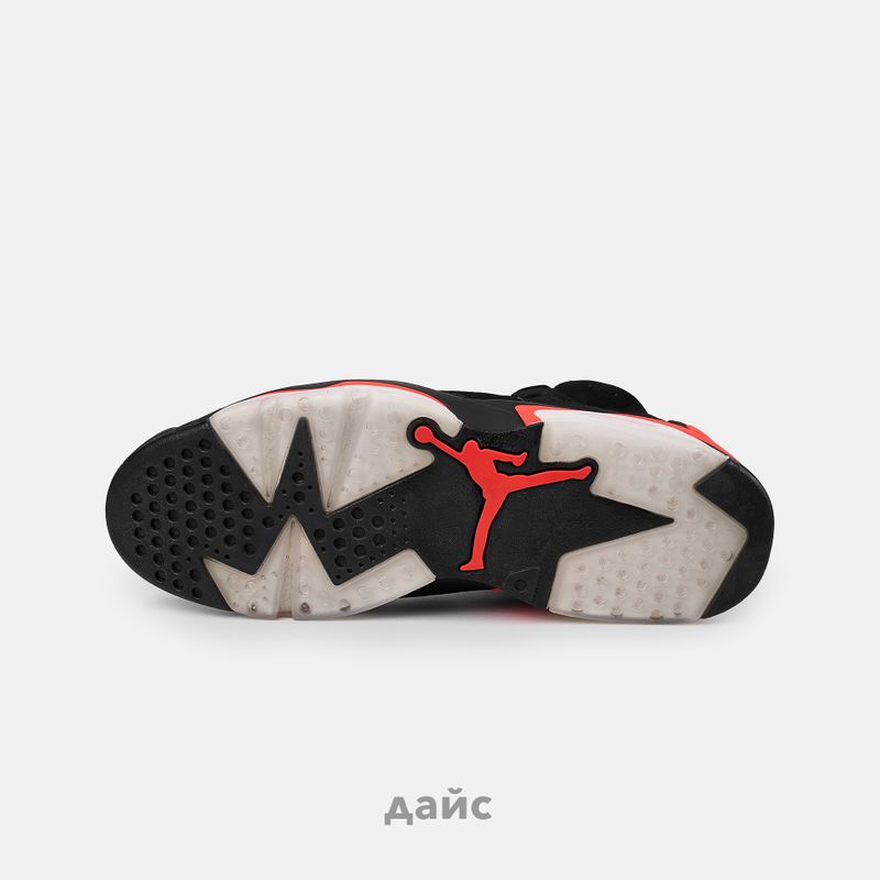Кроссовки Jordan 6 Retro Black Infrared артикул:384664-060 - купить в магазине Дайс