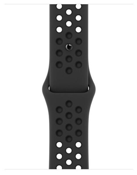 Умные часы Apple Watch Series 7 GPS 45mm Aluminum Case with Nike Sport Band (Темная ночь/Антрацитовый/Черный) (MKNC3)