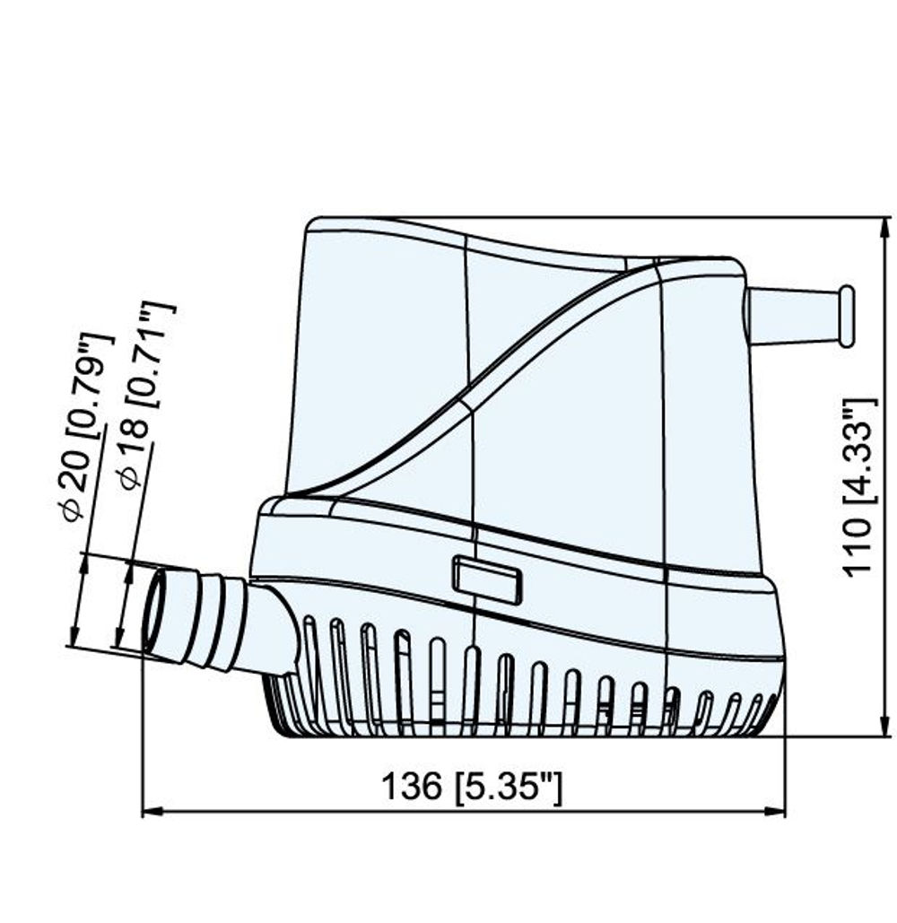 Автоматическая трюмная помпа ТМС 500 (10257951)