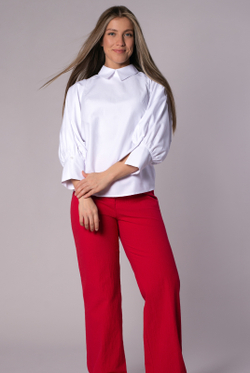 Блузка женская 4305ВП, белый #381Бела094305ВП