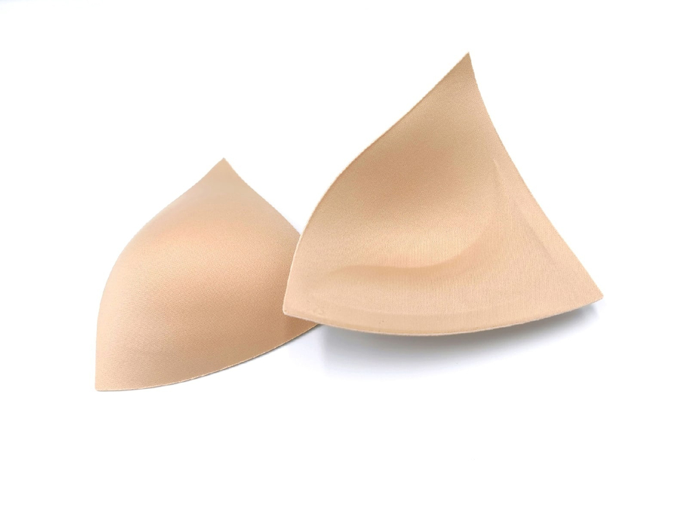 Чашки треугольные, ОПТ, пуш-ап, 75С, 80В, 85А, телесные