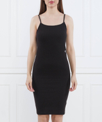 Платье SLUB RIB STRAPPY DRESS CALVIN KLEIN JEANS - черный(J20J221149)
