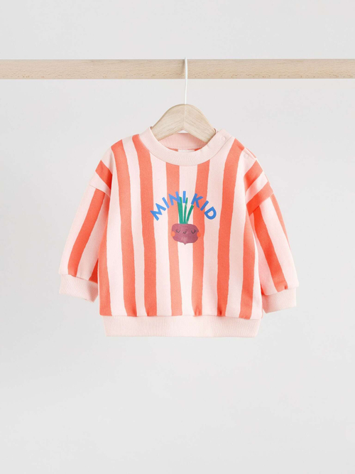 Лонгслив и шорты в комплекте для малышей Next E81-364, Синий, Молочный, Персиковый