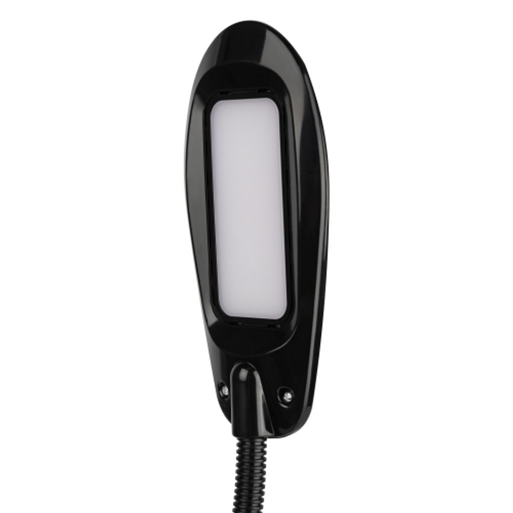 Настольный светильник ЭРА NLED-478-8W-BK светодиодный на прищепке черный | Светодиодные настольные лампы