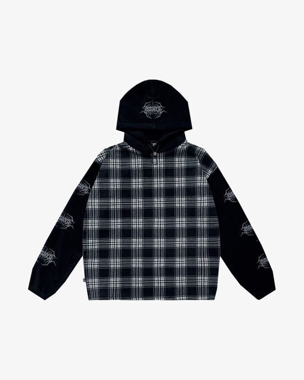 Худи Roots Fleece Tartan черный - фото 1