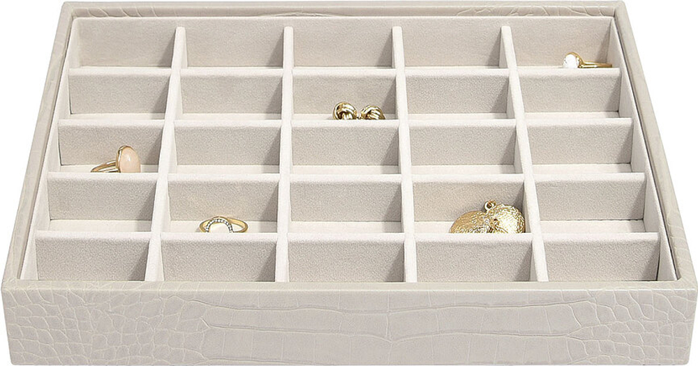Шкатулка для украшений Stackers Classic, прямоугольная, экокожа, 25 18 см · арт. fabr 74348