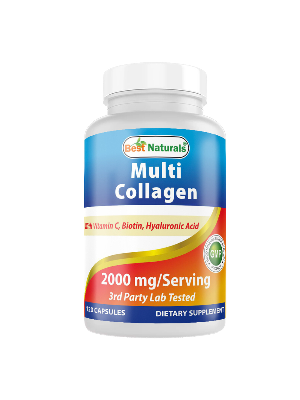 Best Naturals мульти коллаген, 2000 мг, 120 капсул