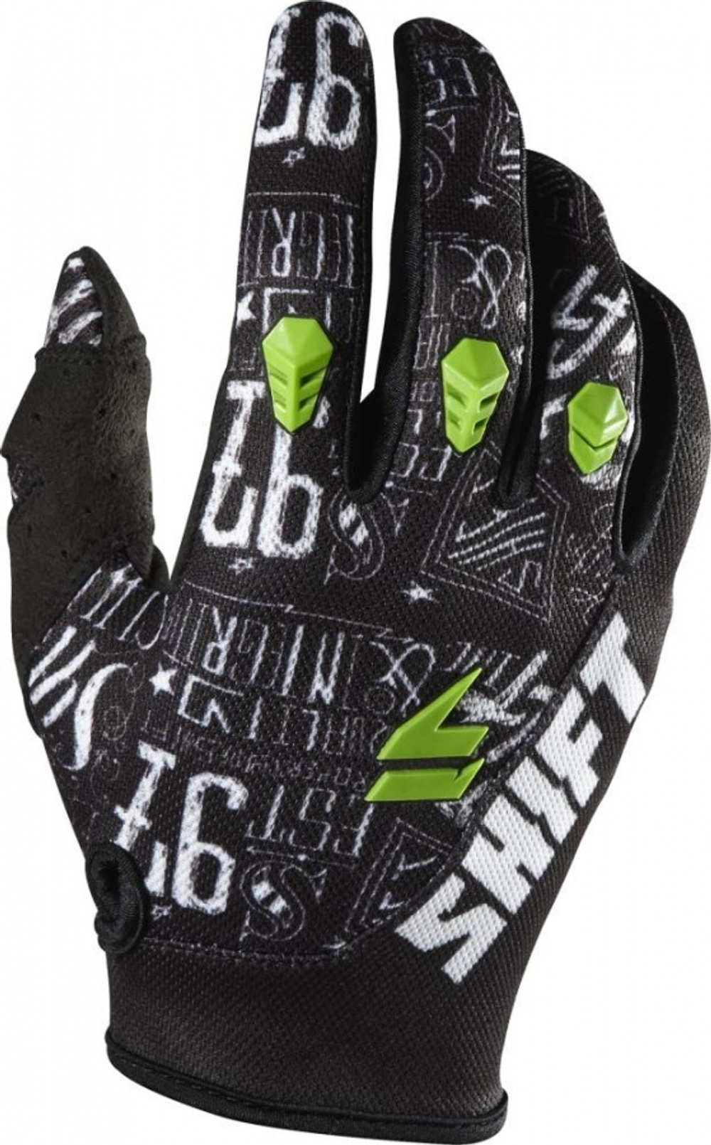 Мотоперчатки Shift Assault Masked Glove black/green M (07678-151)