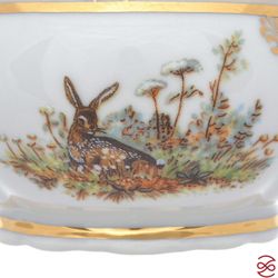 Молочник Crown Aristokrat Охота бежевая 400 мл