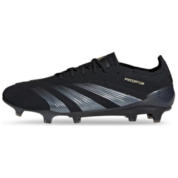 Adidas PREDATOR ELITE - Бутбольные ботинки без каблука. 1 Черный/Угольно-черный/Золотой Унисекс