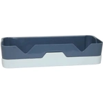 Полка многофункциональная прямая лазур/бел