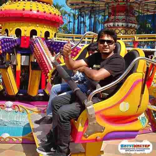 Детская карусель ««Карнавал Огней»» 8 кабинок, 24 места, 14×6×6м