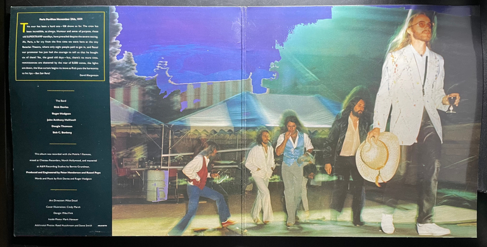 Supertramp - Paris 2LP (Европа 1980г.)