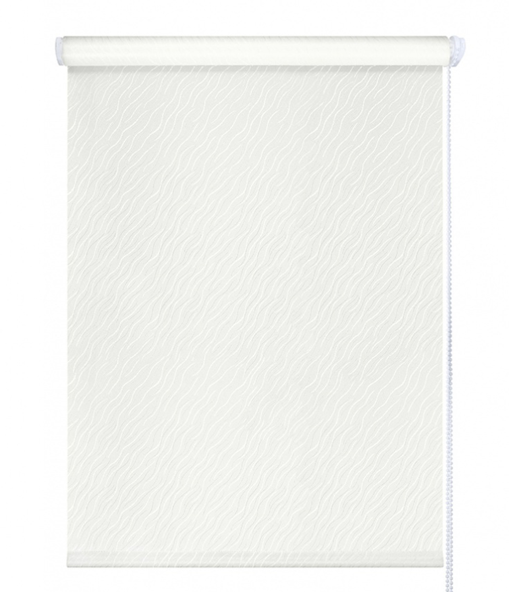 Рулонные шторы Бриз Снежно-белый