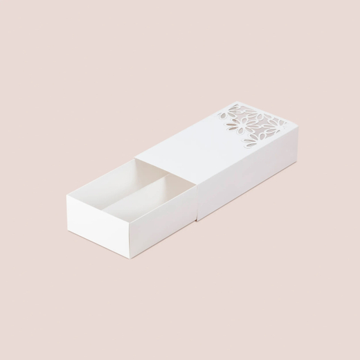 Коробка-пенал "Ромашка" для макаронс в 2 ряда 227*114*55 мм