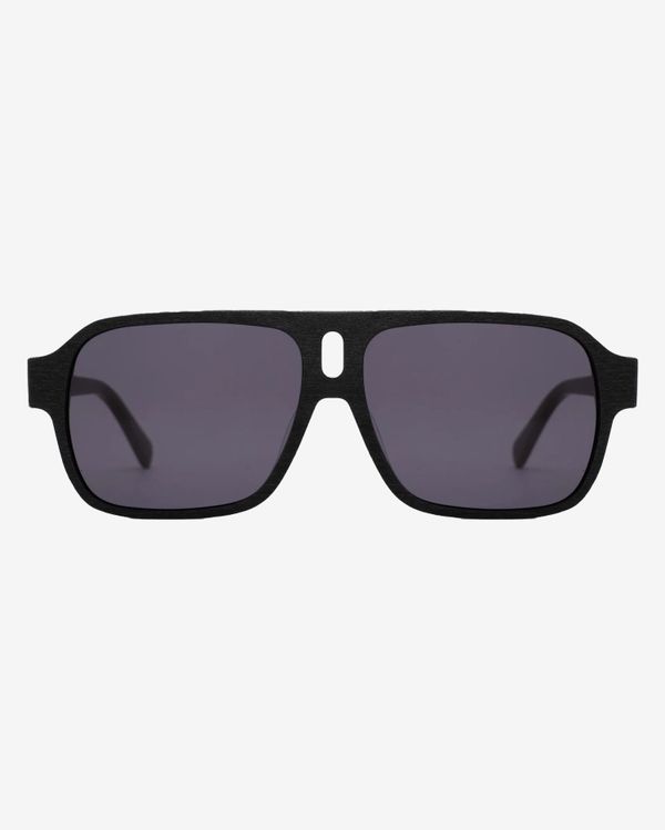 Очки солнцезащитные Spunky Mercury 6 Black wood. dark grey lens - фото 1
