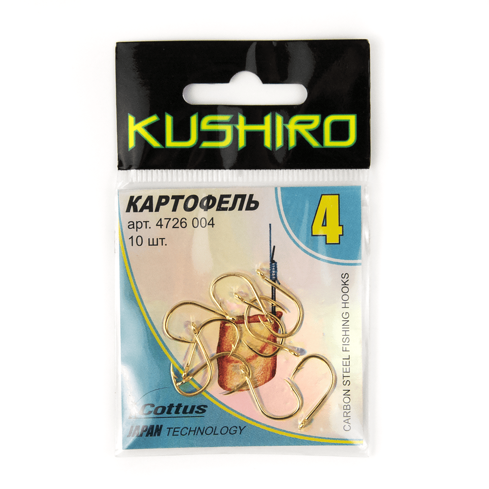 Крючок Cottus Kushiro Картофель (10шт)