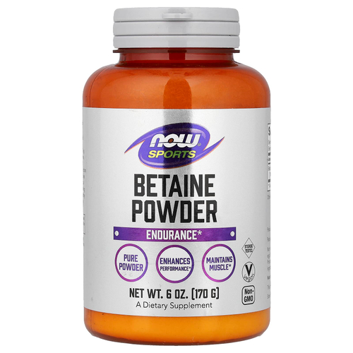NOW Foods, Sports, бетаин в порошке, 170 г (6 унций)