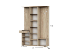 Прихожая ПР-1 (Дуб Сонома/Белый)