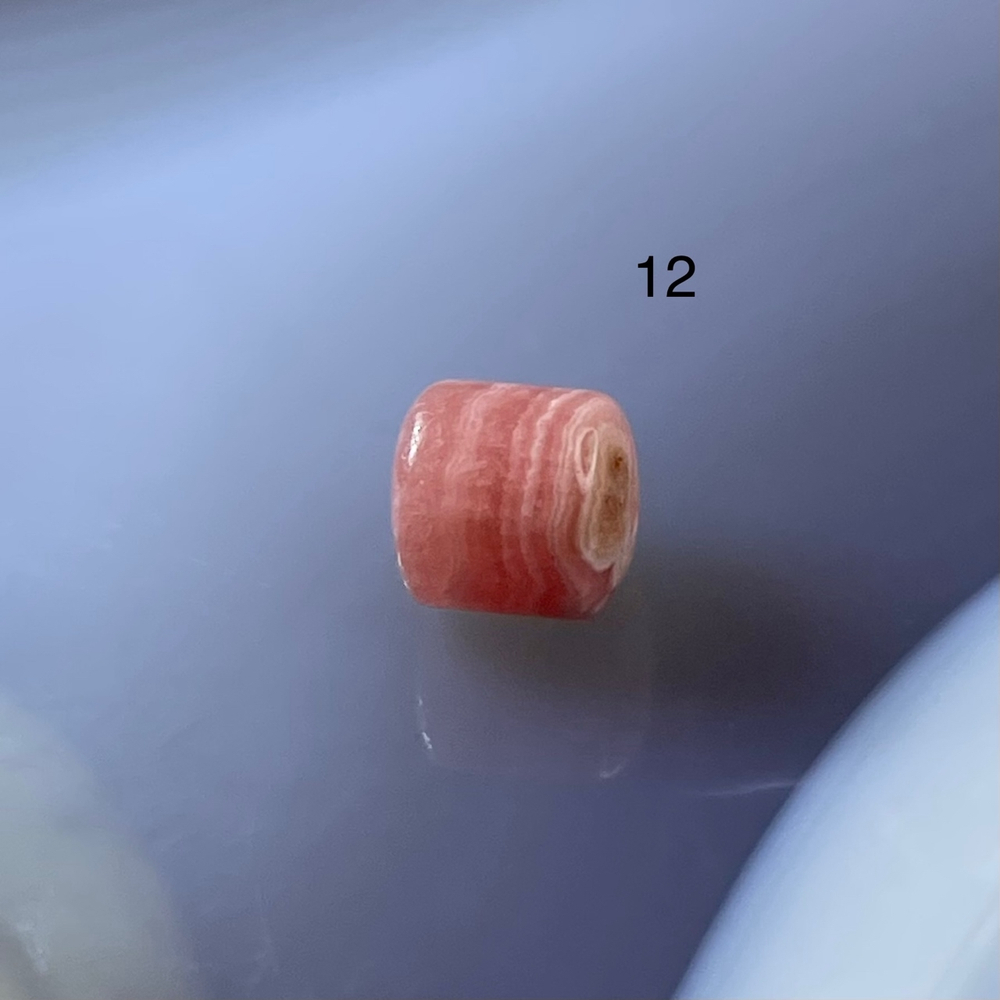 53113 Родохрозит Бусина бочонок 6*6мм Аргентина-7