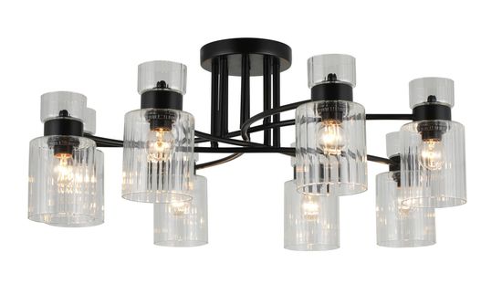 07555/8 BLACK (1) Люстра (RL)