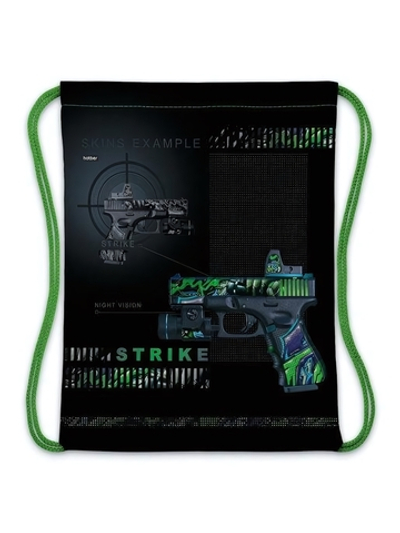 Мешок д/обуви 1 отд. 33х42см "Strike" (Хатбер)