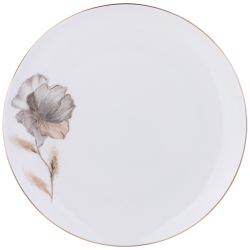 НАБОР ТАРЕЛОК ОБЕДЕННЫХ LEFARD "INSPIRATION" ЗОЛОТОЙ ЦВЕТОК 2 ШТ. 26 СМ (КОР=10НАБ.)