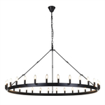 Citilux Смитсон CL470130 Люстра замковая подвесная Чёрная