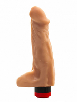 Телесный вибромассажер с ионами серебра №26 - 19,5 см.