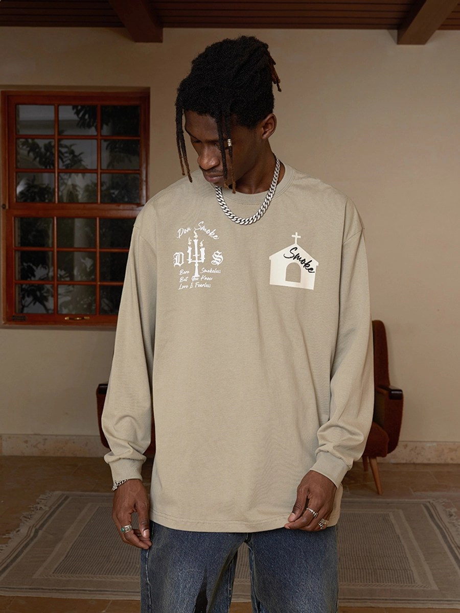 Лонгслив DONSMOKE "DSM Castle" Oversized Longsleeve