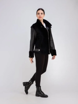 Дубленка натуральная короткая зимняя Турция