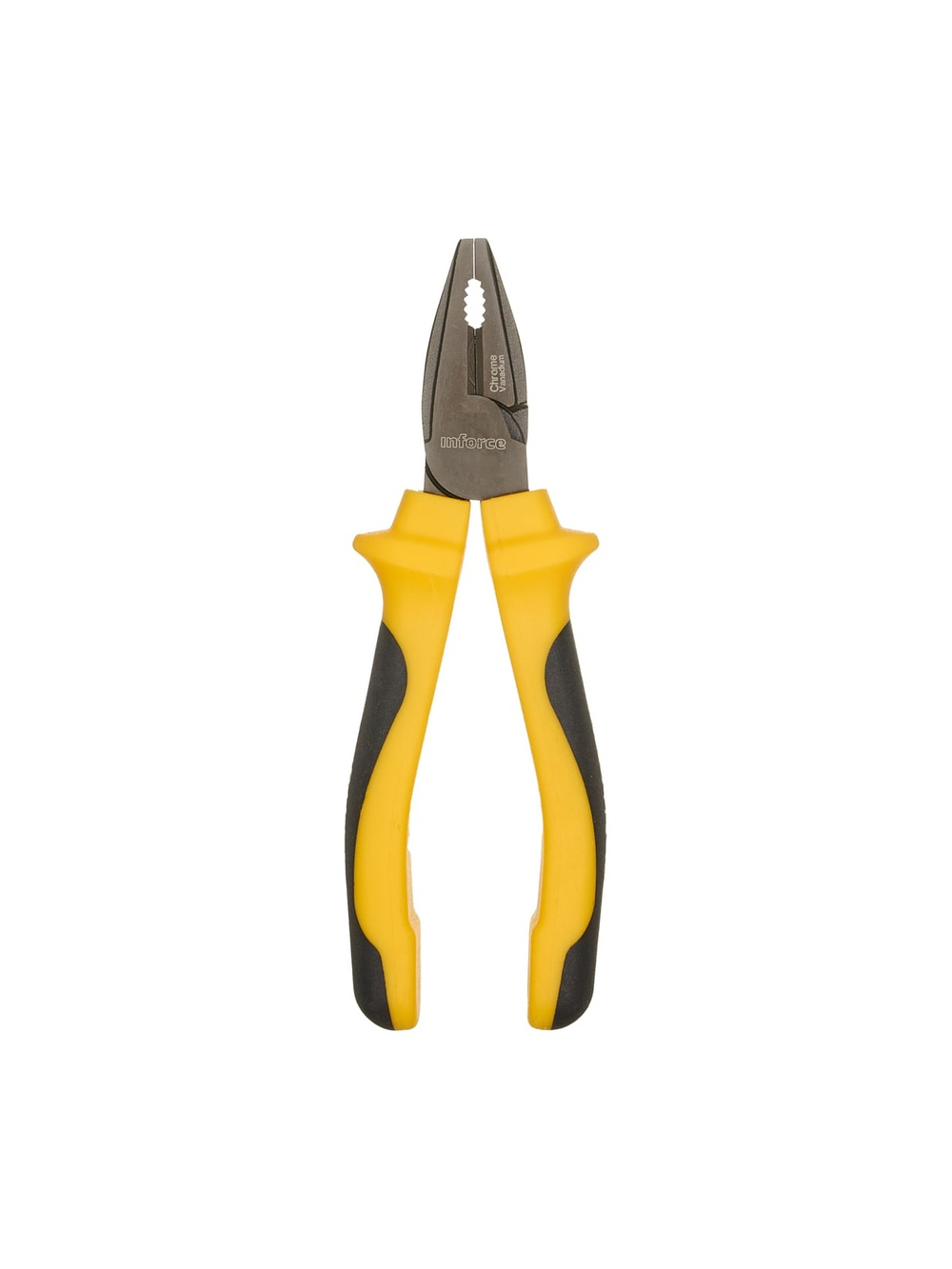 Никелированные пассатижи Inforce 180мм 06-18-42